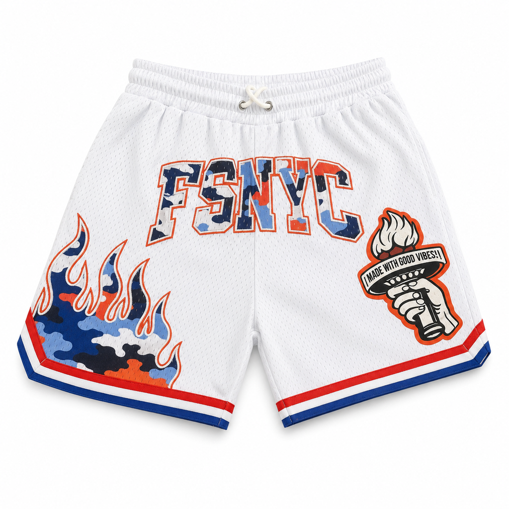 Liberty Flame Shorts | Feng Shui NYC